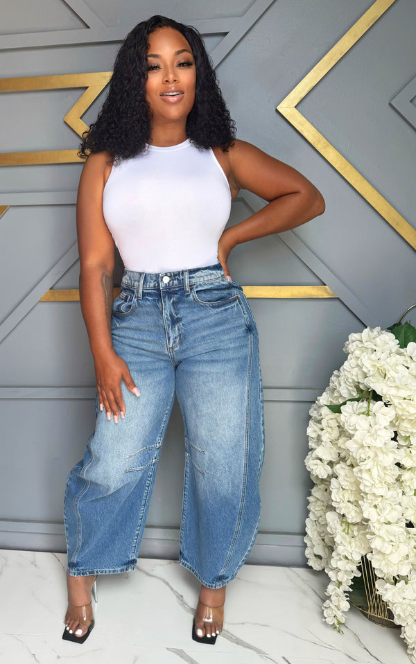 Bounce Back Wide Leg Jeans