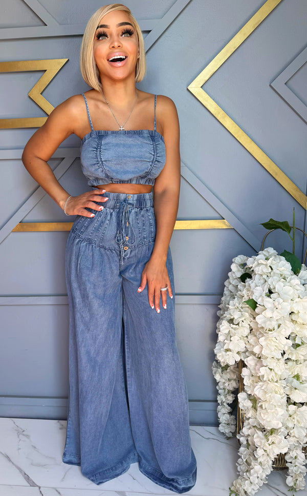 Denim Aura 2-Piece Set