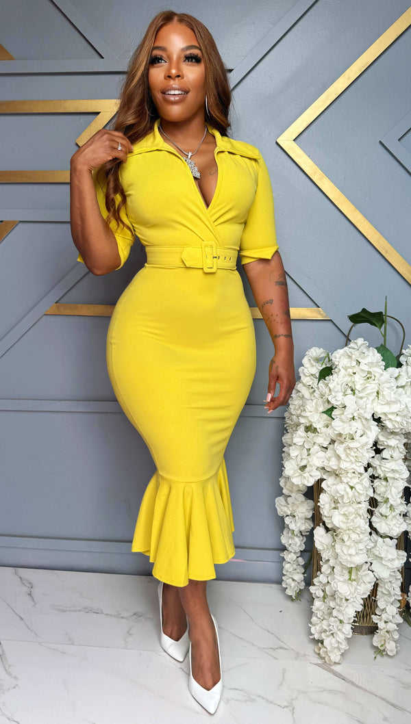 Deserves It All Dress