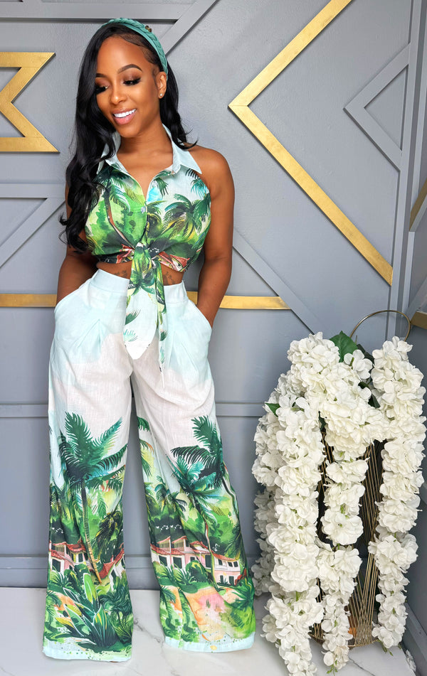 Island Estate Wide-Leg Set