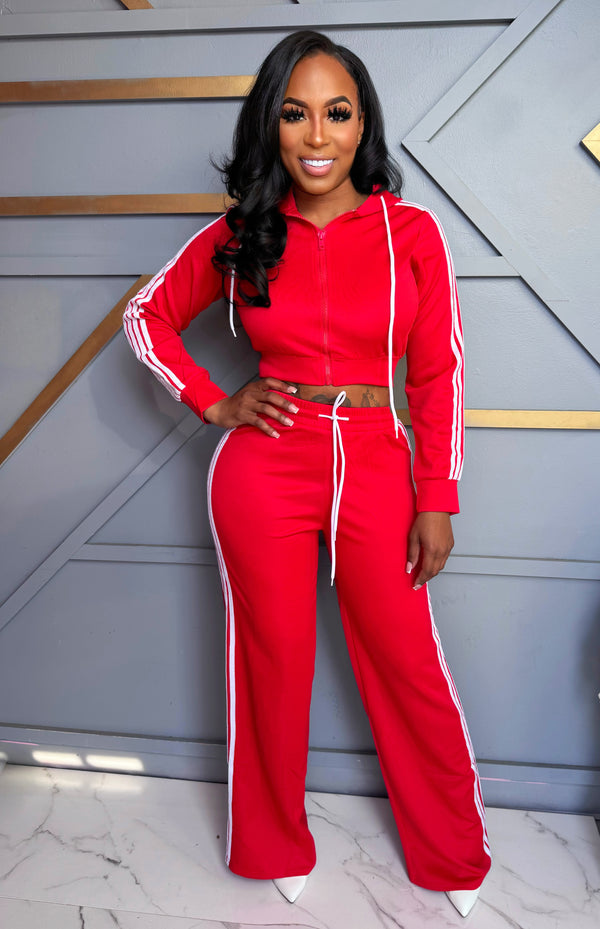 Bougie Track Star Zip-Up Set