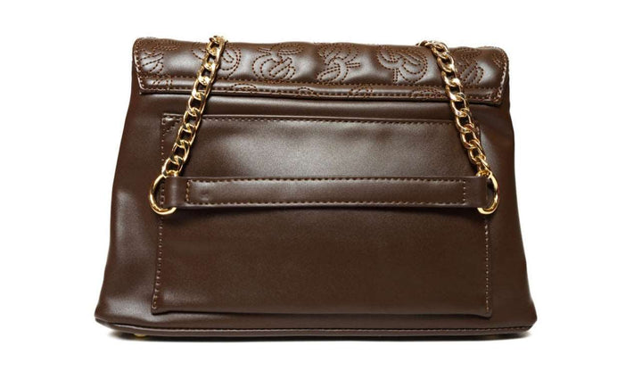 Bink&Bougie Monogrammed Flap Bag- Chocolate