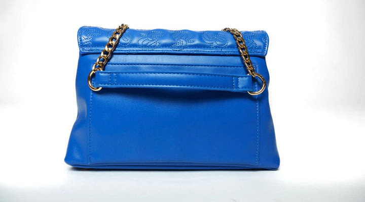 Azure Monogrammed Flap Bag - Bink & Bougie