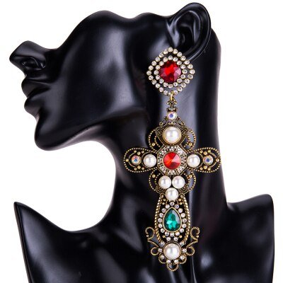 Bougie Cross Earrings - Bink & Bougie