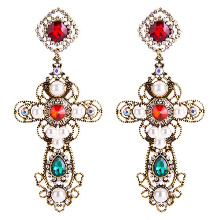 Bougie Cross Earrings - Bink & Bougie