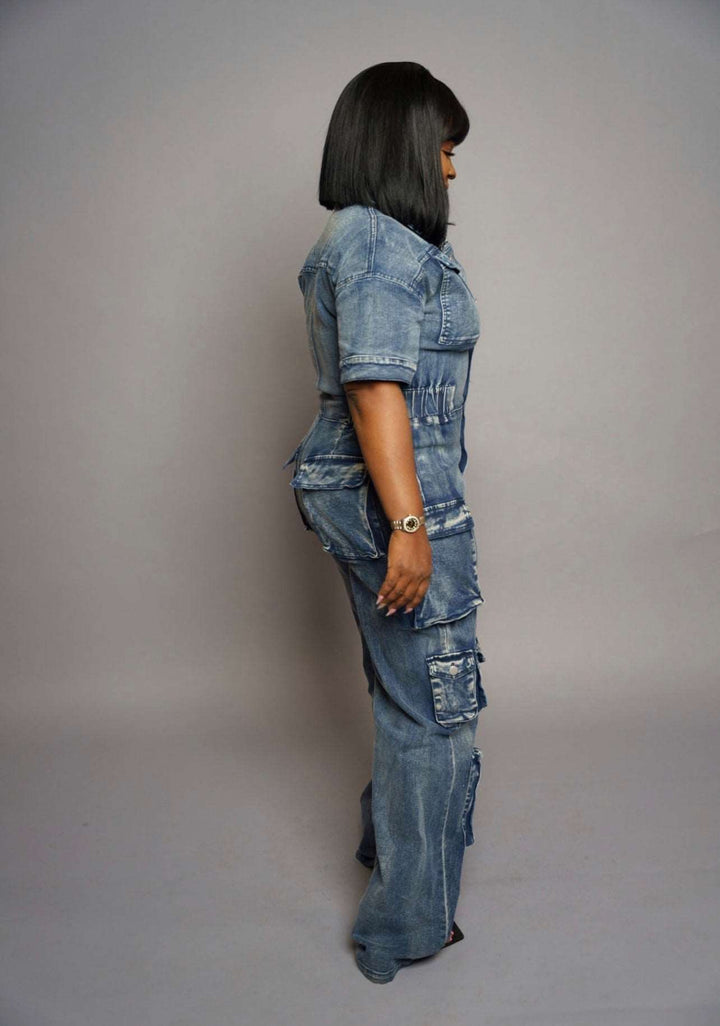 Denim Dreams Jumpsuit - Bink & Bougie