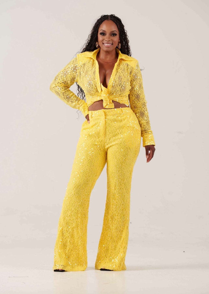 Follow The Leader Pant Set - Bink & Bougie