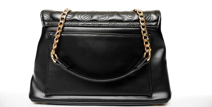 Noir Monogrammed Flap Bag - Bink & Bougie