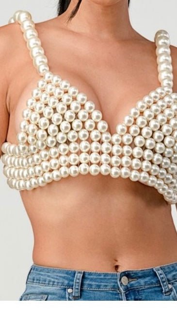 Pearl me Please Bra Top - Bink & Bougie