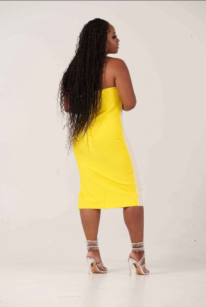 Sunshine Bandage Dress - Bink & Bougie